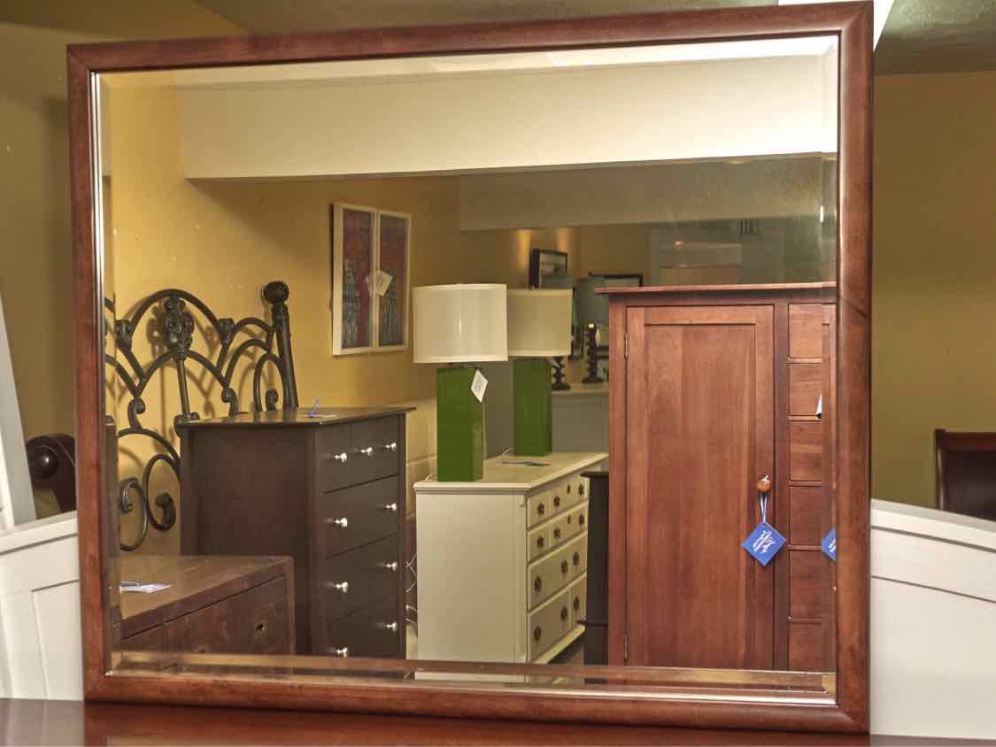 Magnussen  Espresso Finish 6 Drawer Triple Dresser with Landscape Mirror