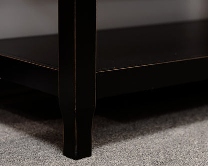 Ballard Design Black Bookcase Console