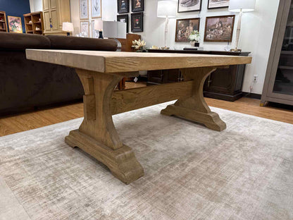 RH Light Wash Finished Dining Table