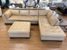 Chateau d'ax Butterscotch Leather Sectional