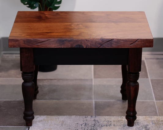 Black Walnut Accent Side Table