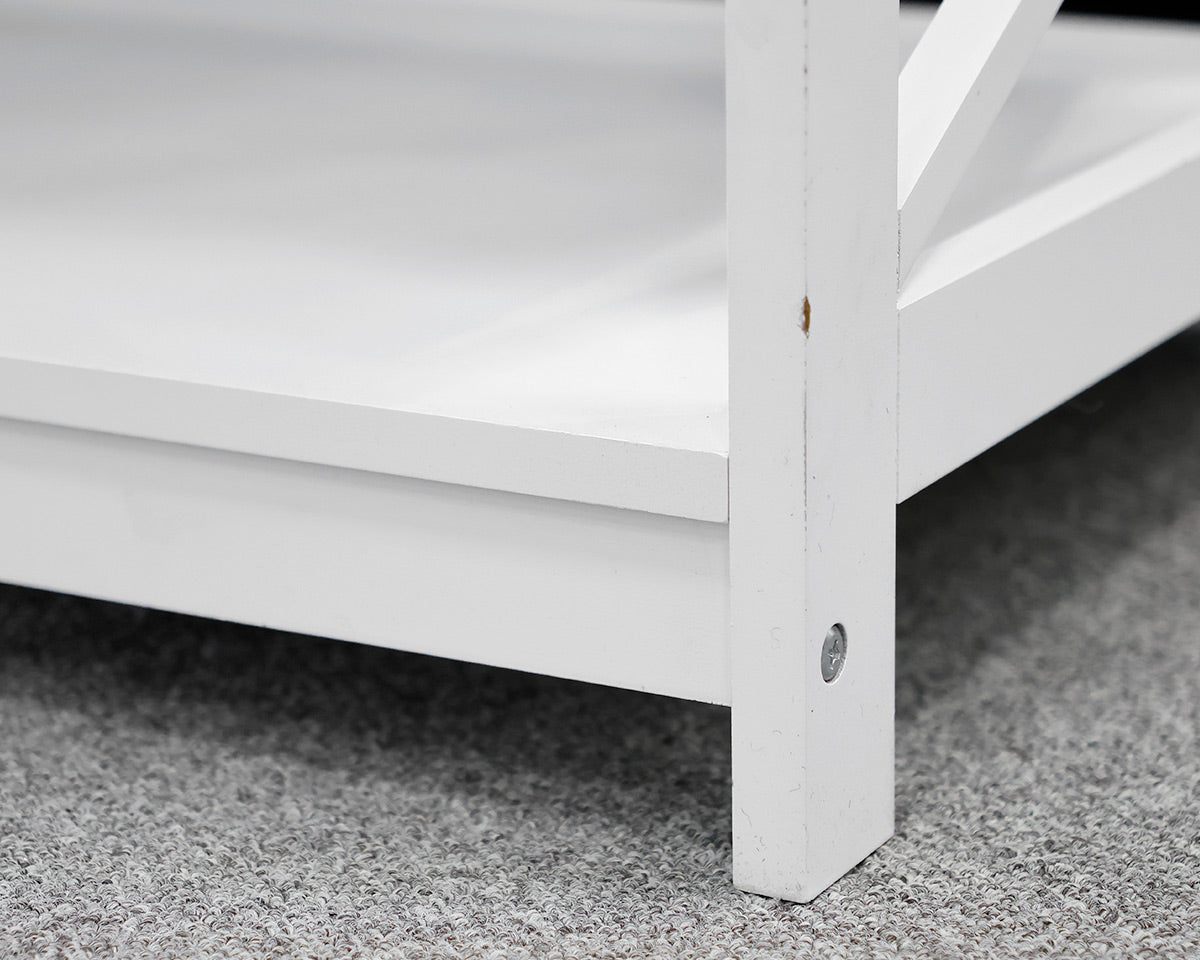 White Rectangle Coffee Table