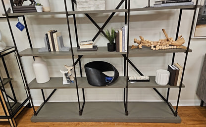 Restoration Hardware Parisian Cornice Triple Shelving Unit