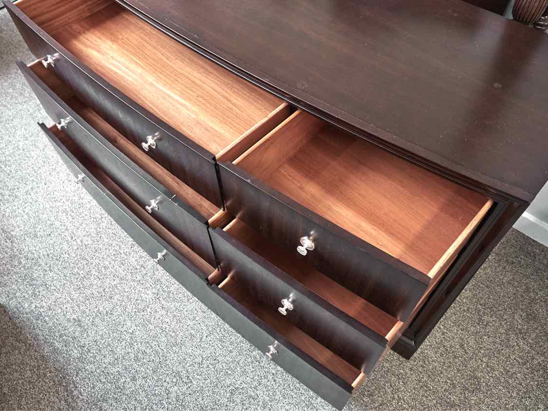 Ethan Allen Contemporary Mahogany Dresser