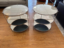 Worlds Away Pair of 3-Tier Side Tables