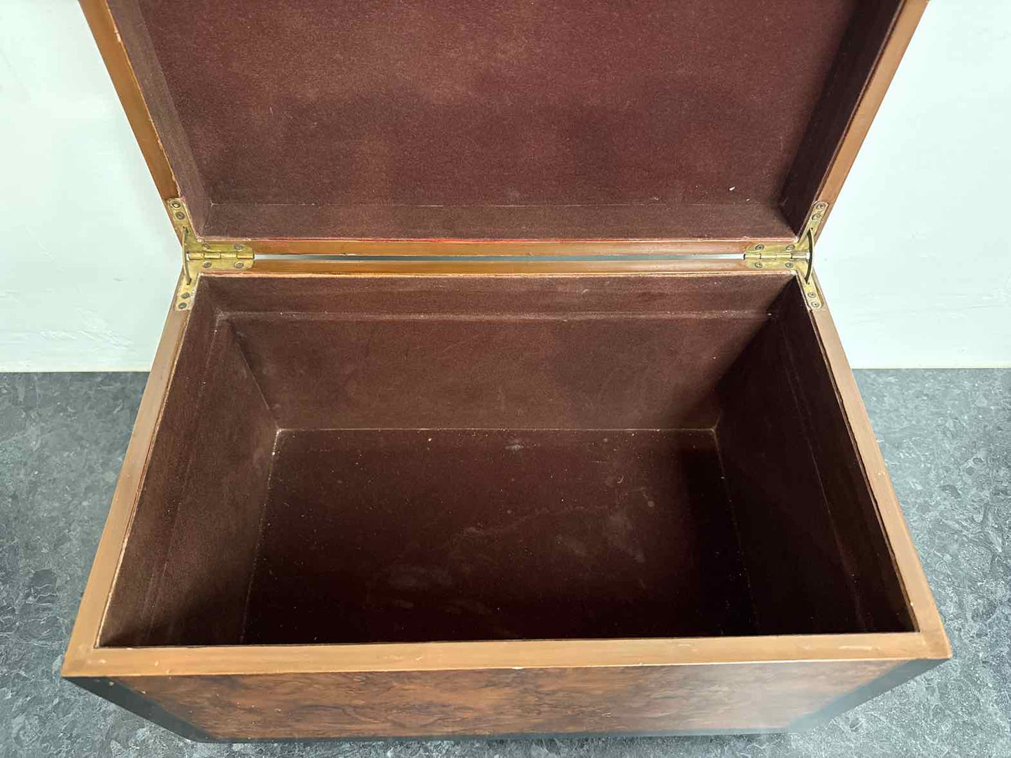 Decorative Ebony & Walnut Box