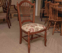 Set of 4 Ethan Allen 'Maison' Wheat Back Dining Chairs