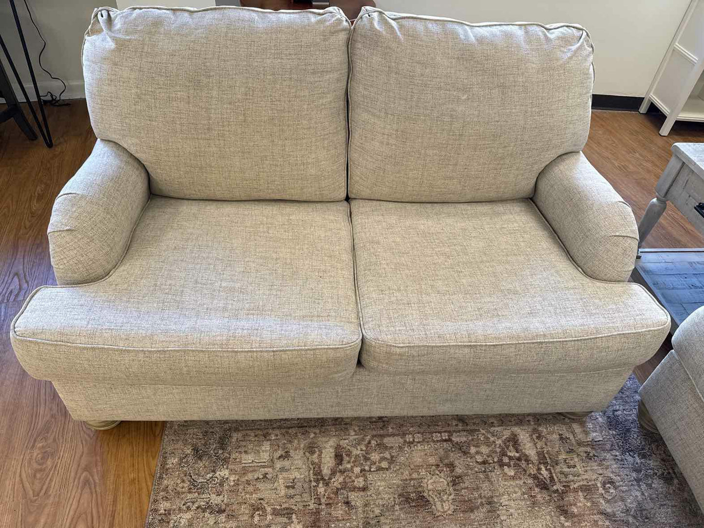 Loveseat in Light Grey