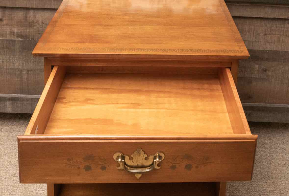 Hitchcock Maple 1 Drawer  Nightstand
