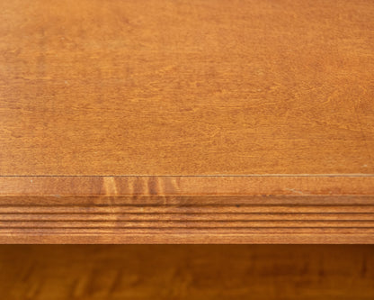 Cherry Bookcase With Fluted Detailing