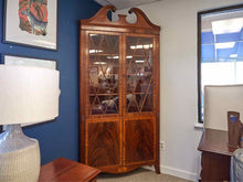 Inalid Mahogany Four Door Corner Cabinet