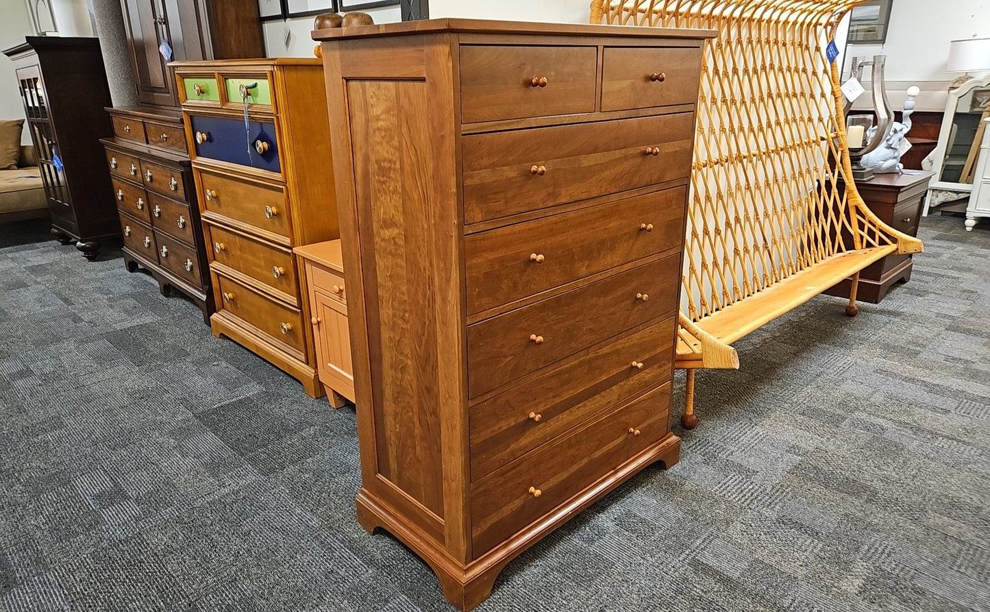 Cherry 7-Drawer Tall Chest