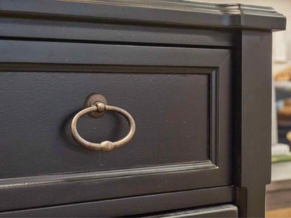 Universal Black Finish Three Drawer Dresser