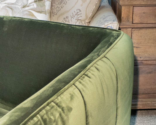 Pair of Emerald Green Performance Arm Chairs