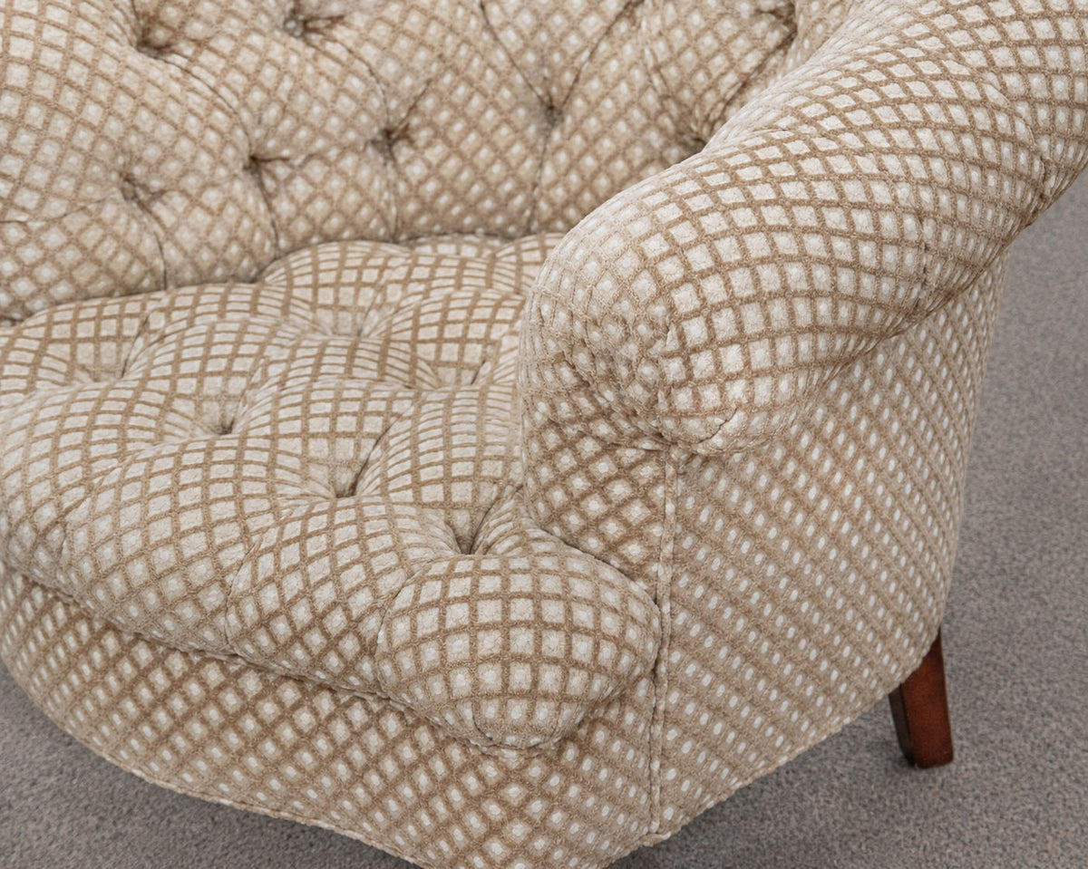 O'Henry Tufted Roll Arm Chair