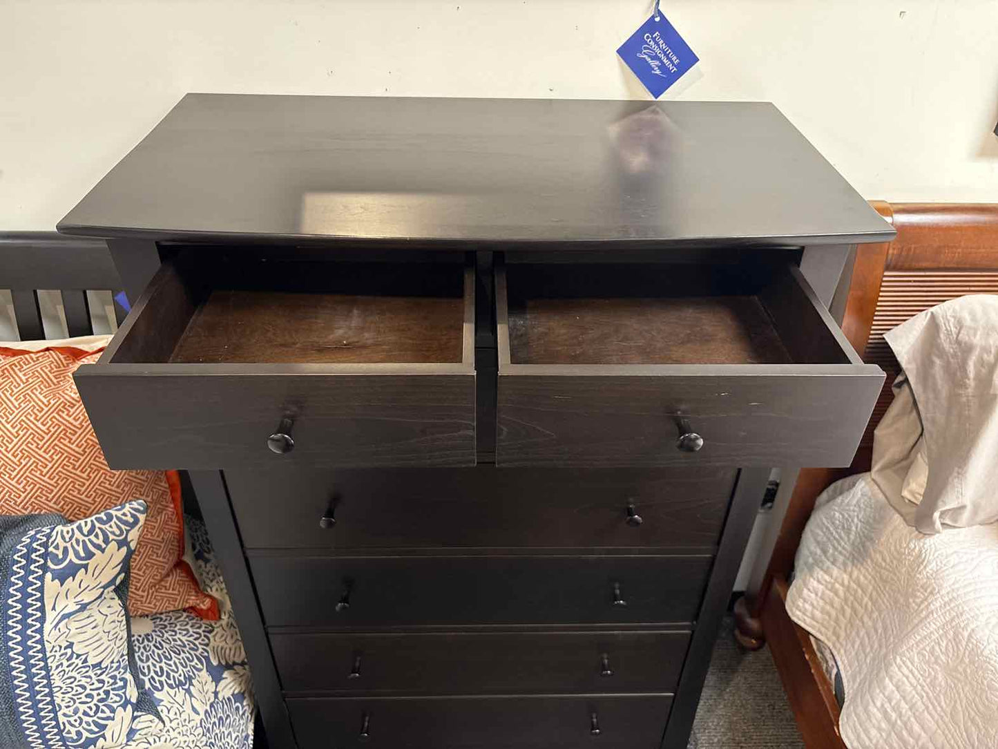 Circle Furniture 7-Drawer Tall Chest in Espresso