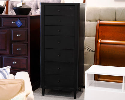 Crate & Barrel Black Lingerie Chest  Furniture Consignment Gallery