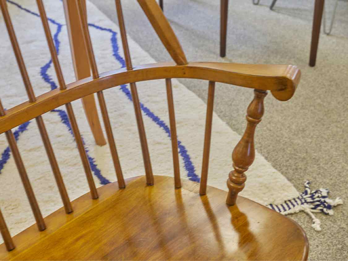 Ethan Allen Wooden Windsor Bench