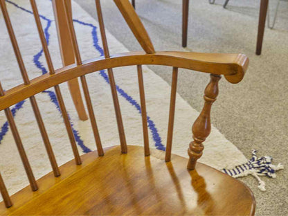 Ethan Allen Wooden Windsor Bench