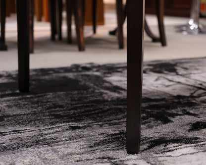 McGuire Dining Table Espresso Finish. Two Leaves/Table Pads