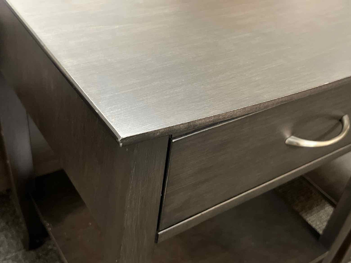 Pair of Dark Grey Boston Interiors Nightstands