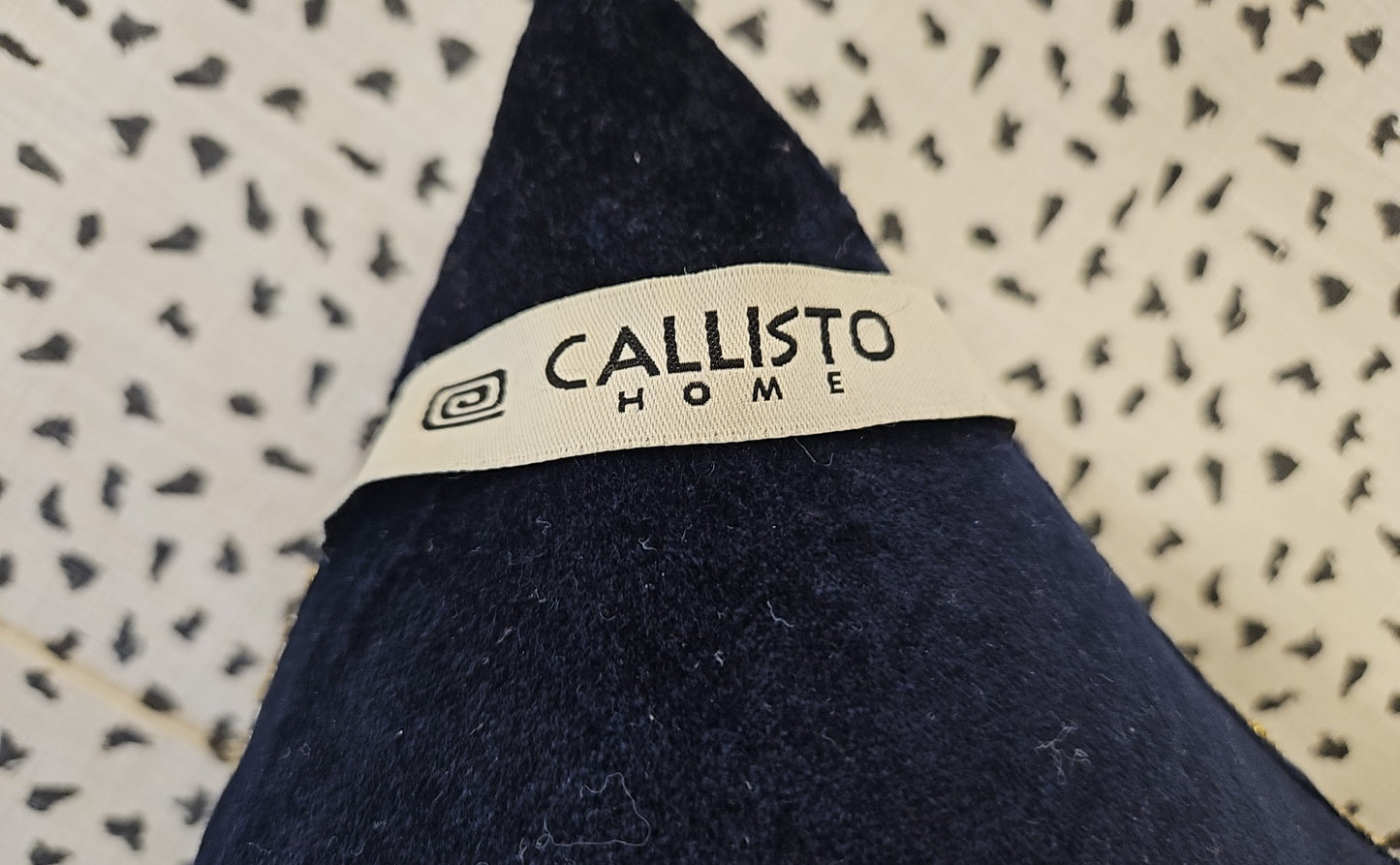 Pair Of Callisto Home Velvet Beaded Accent Pillows