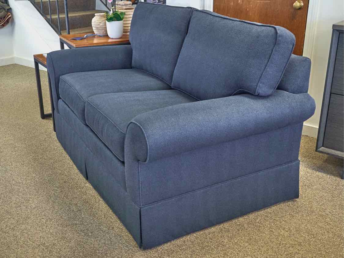 Ethan Allen 'Bennett' Roll Arm Loveseat