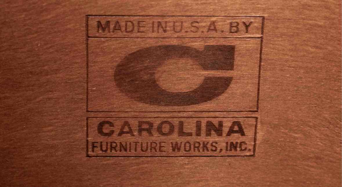 Carolina Furniture 6 Drawer  Dresser in Eucalyptus Green Finish with Brass Knobs