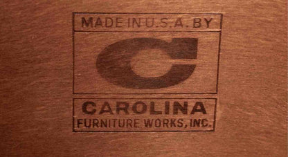 Carolina Furniture 6 Drawer  Dresser in Eucalyptus Green Finish with Brass Knobs