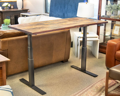 Reclaimed Wood Top Standing Desk