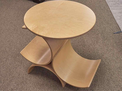 IN-HOUSE Contemporary Maple Side Table