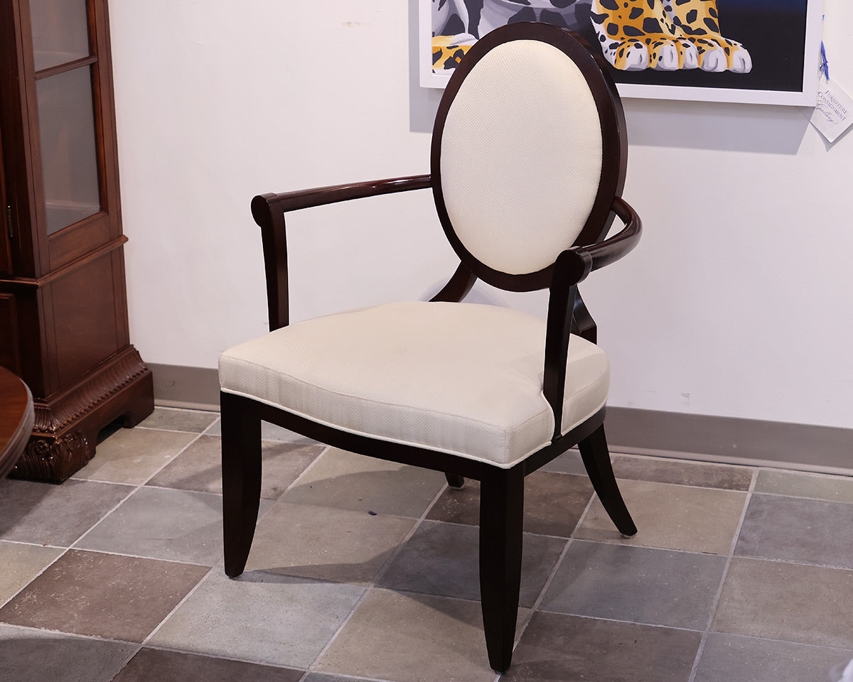 Set of 6 Baker Barbara Barry Arm Chairs