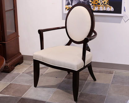 Set of 6 Baker Barbara Barry Arm Chairs