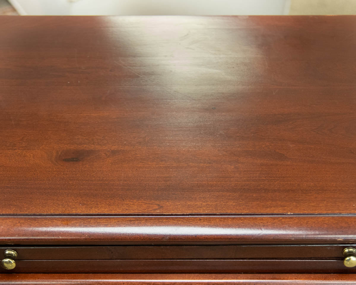 Pair of Kincaid Mahogany Two Drawer Nightstands