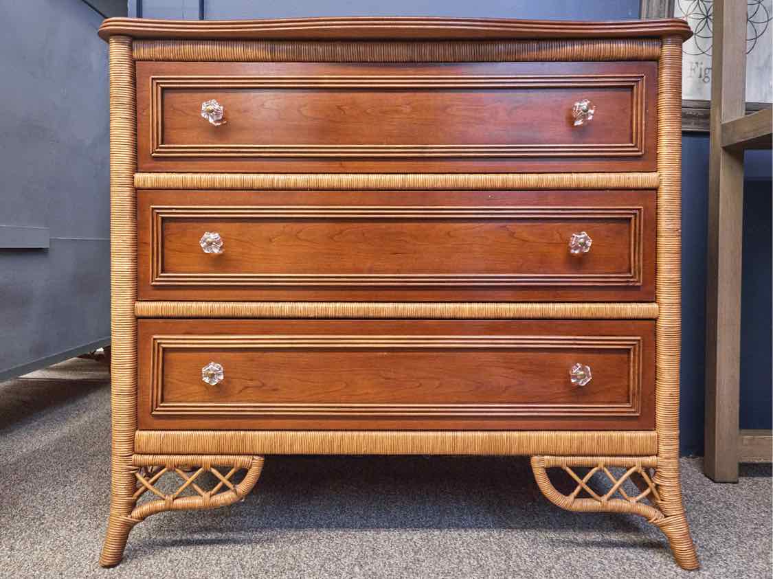 Lexington Henry Link Wicker 3-Drawer Chest