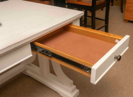 Magnussen  Home "Heron Cove' Ivory 3 Drawer Writing Desk