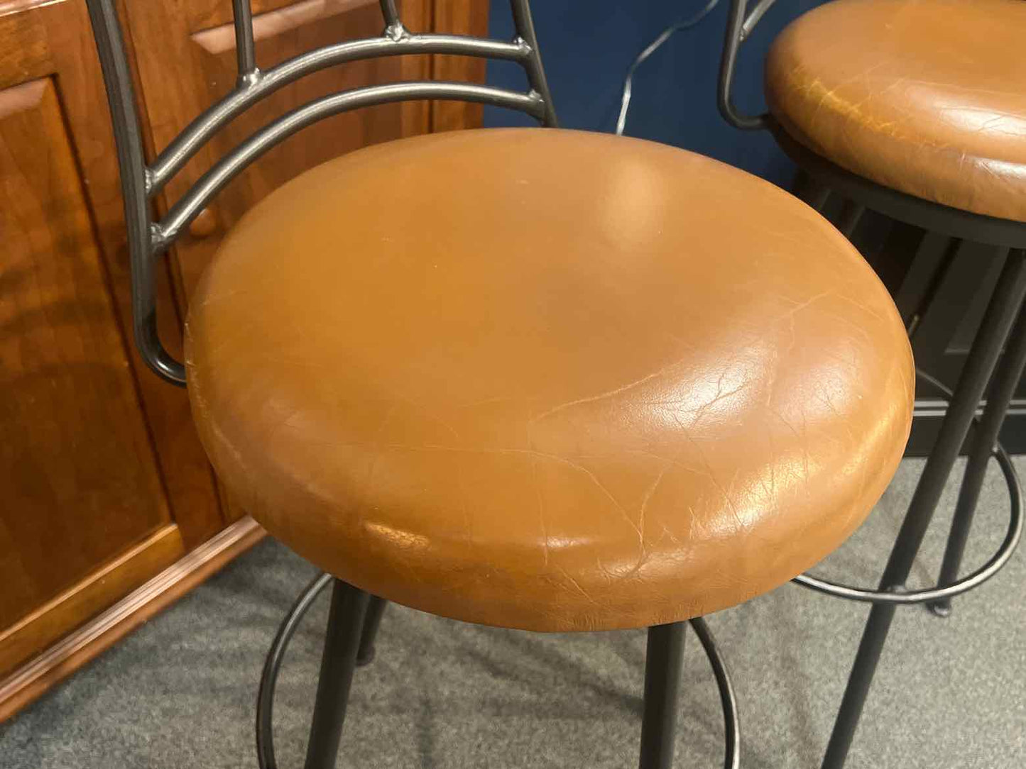 Set of 2 Stone County Ironworks 'Waterbury' Bar Stools