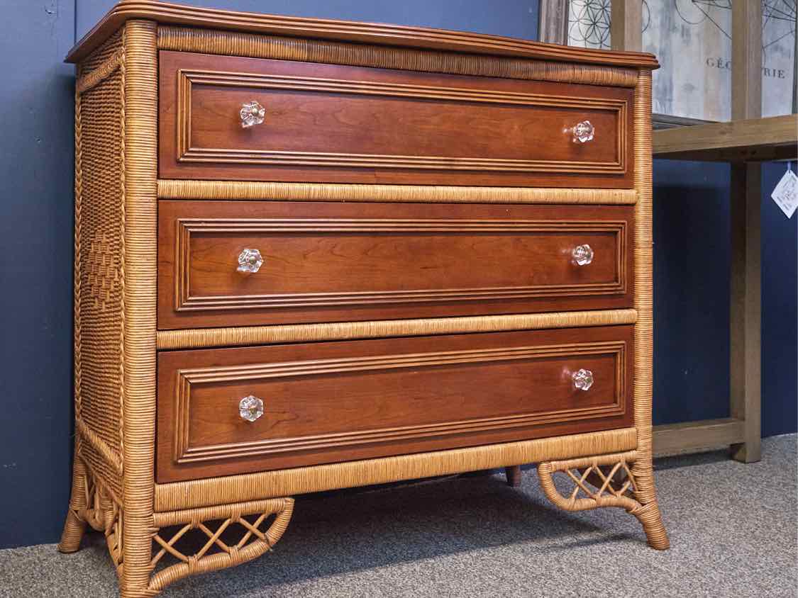 Lexington Henry Link Wicker 3-Drawer Chest