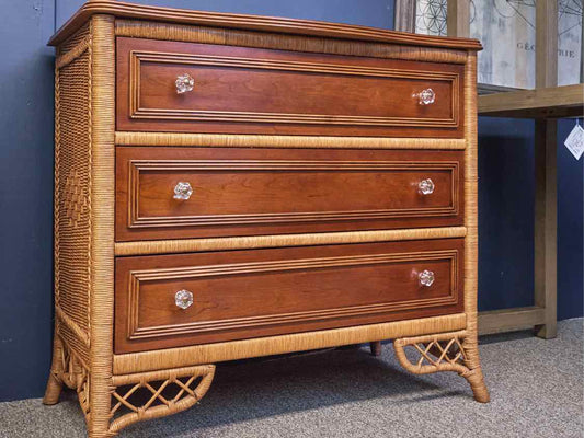 Lexington Henry Link Wicker 3-Drawer Chest