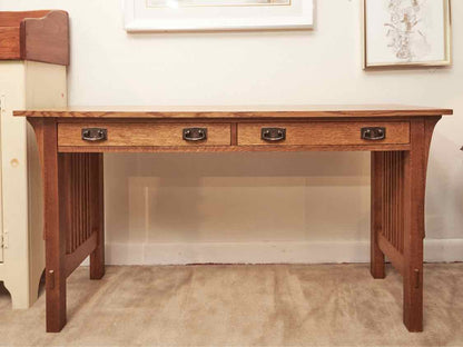Stickley Mission Solid Oak  (89-857) 2 Drawer  Console