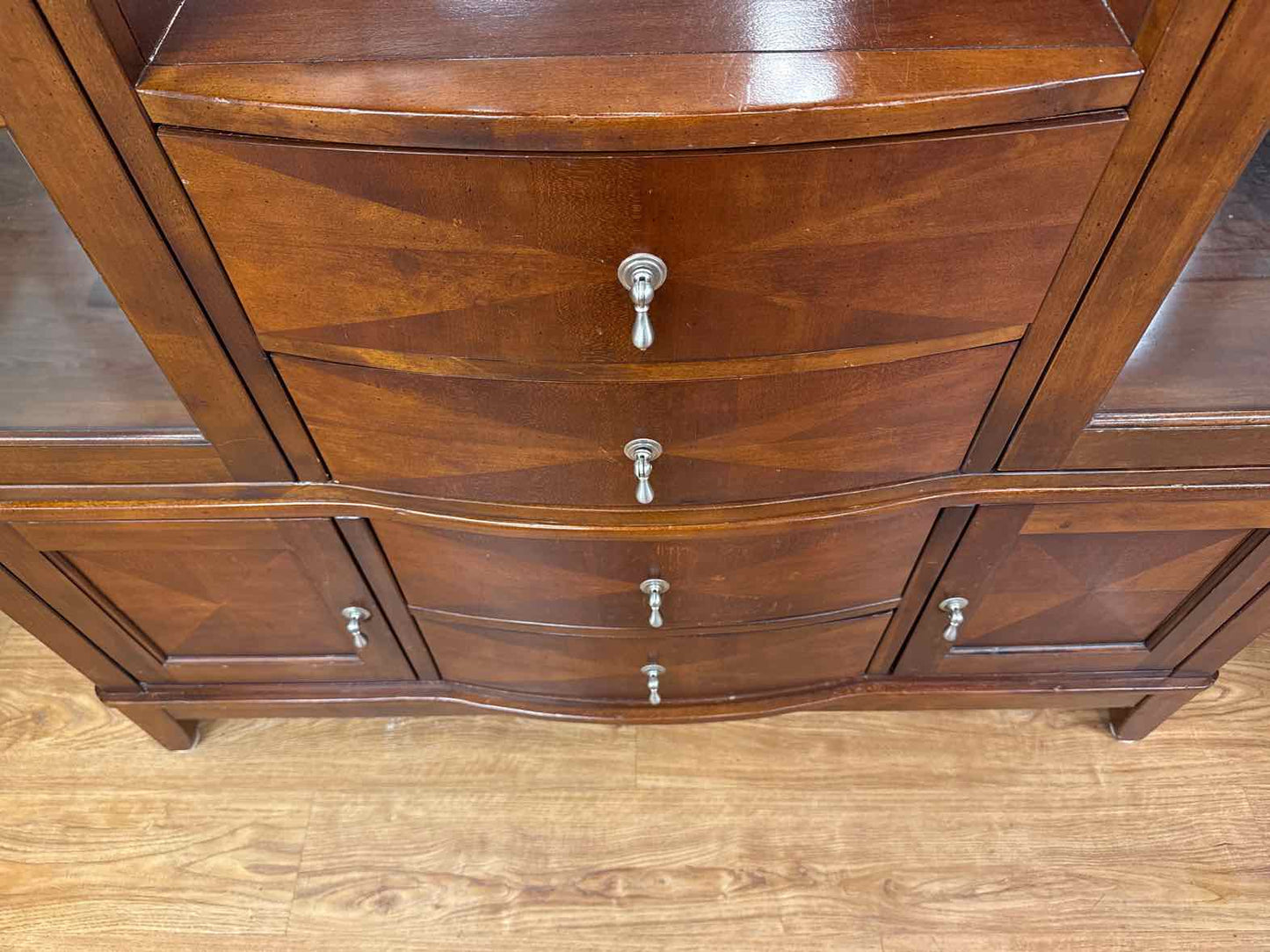 Lighted Cherry China Cabinet