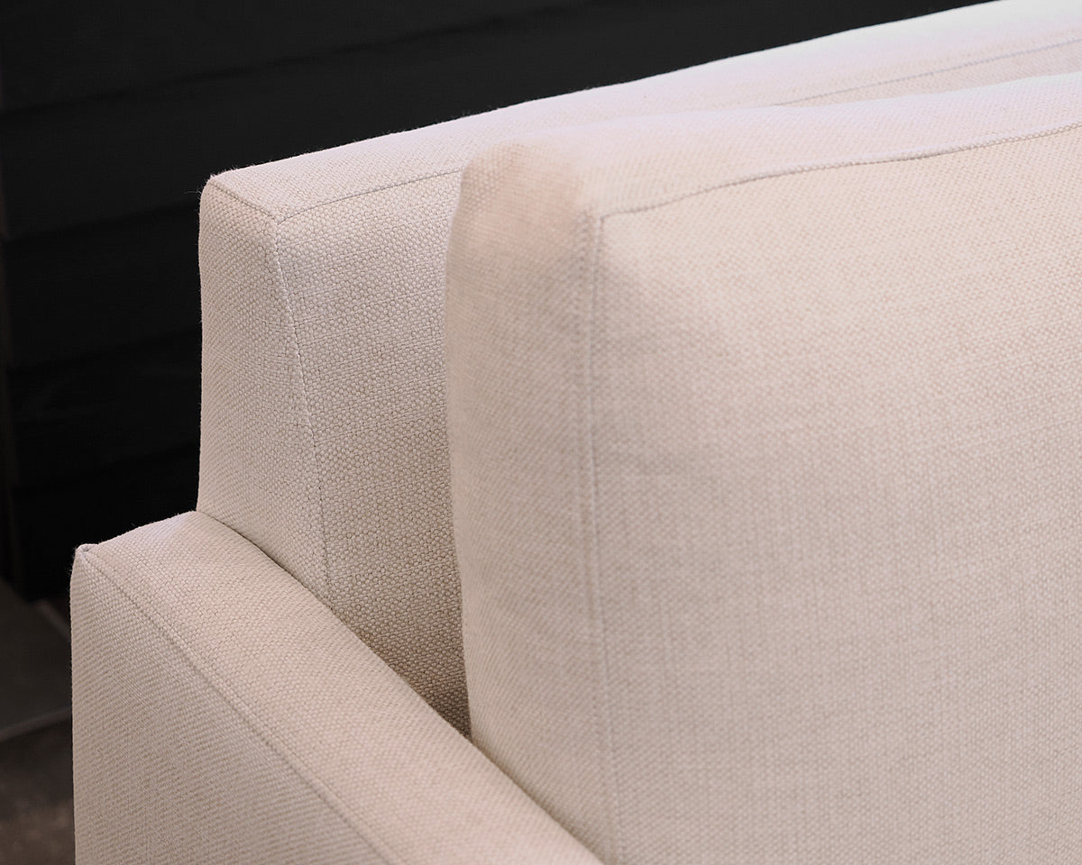 Room & Board Two-Cushion Sofa With Ottoman