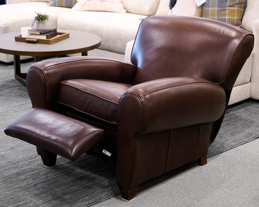Brown Leather Barcalounger Recliner