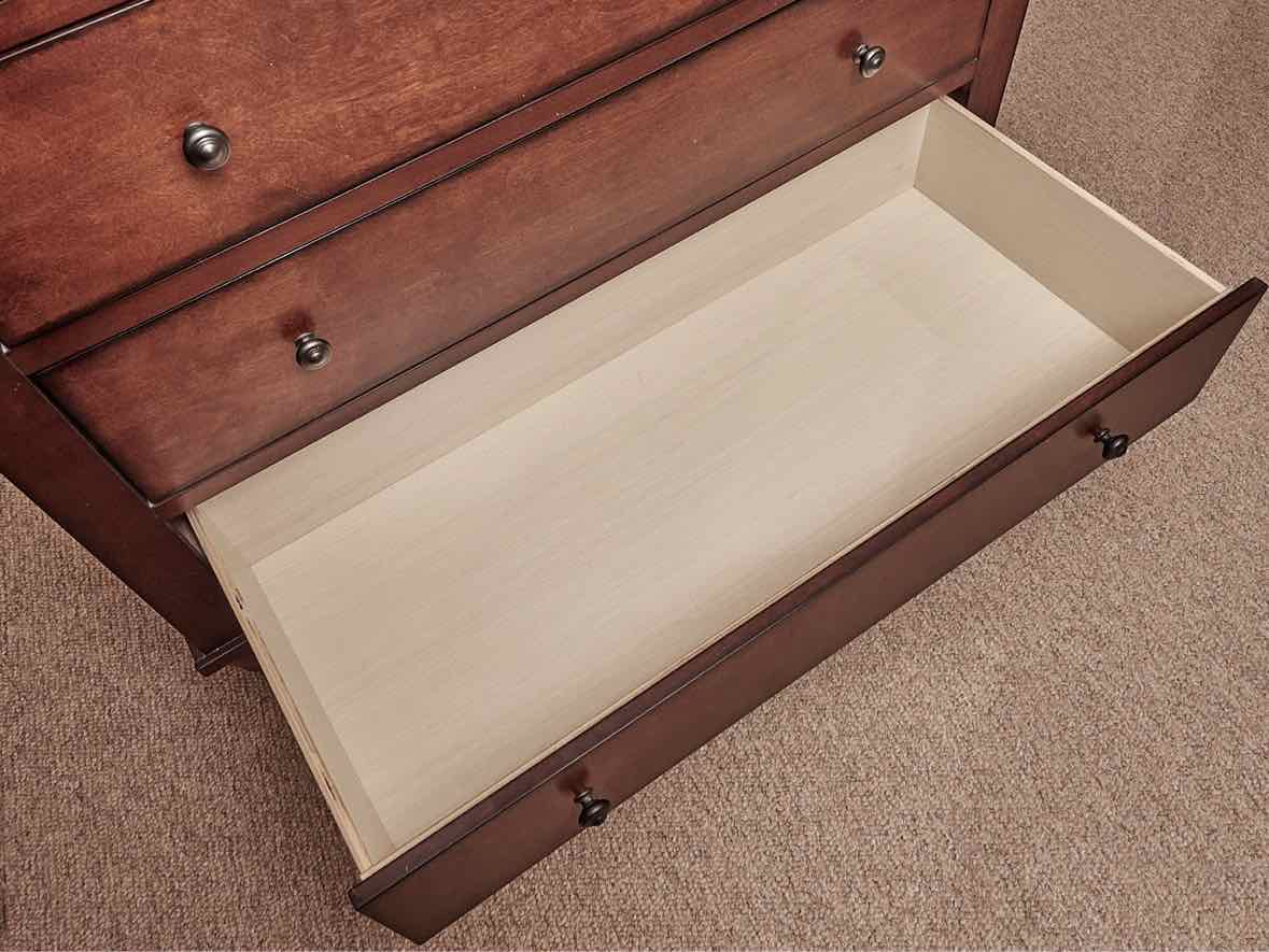 Aspen Home  Cherry Stain 3 Drawer 2 Open Compartments Media Furniture