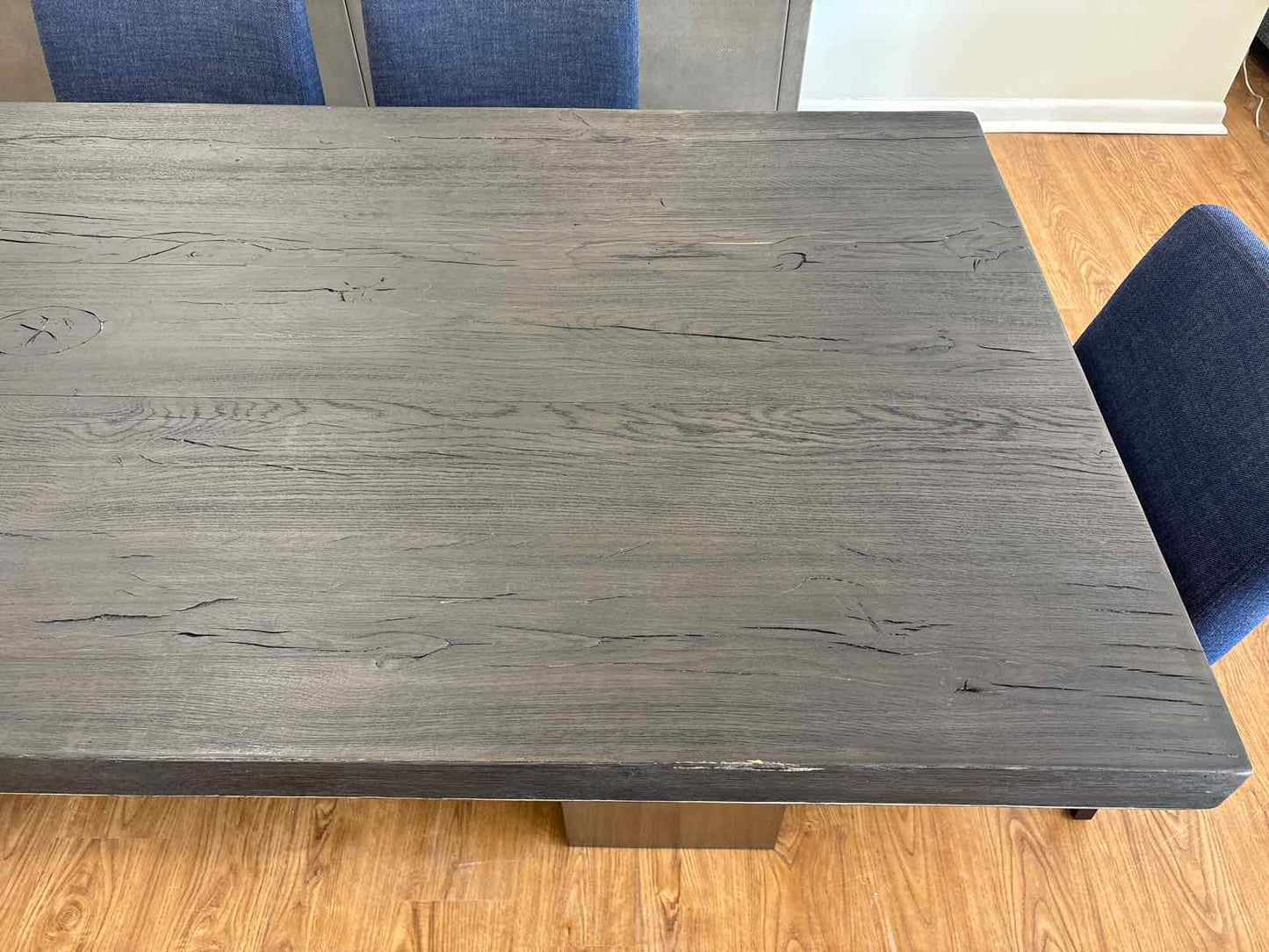 RH I-Beam Rectangular Dining Table