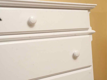 Vermont Tubbs  White Finish 8 Drawer Dresser & Wall Hung Mirror
