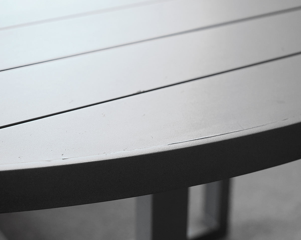 Restoration Hardware Aegean Aluminum 60" Round Outdoor Dining Table