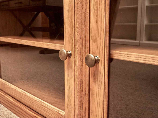 Unfinished Business Oak 3 Piece Media Console Furniture