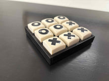 Small Tic-Tac-Toe in Ivory & Black