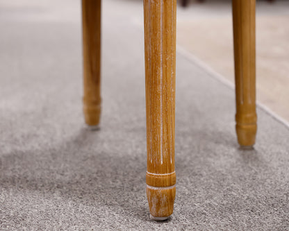 Set of 6 French Country Oval Back Dining Chairs